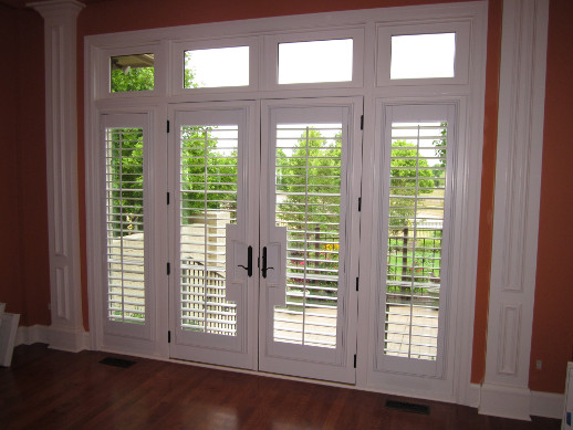 Entryway Sidelight Shutters Sunburst Shutters Austin